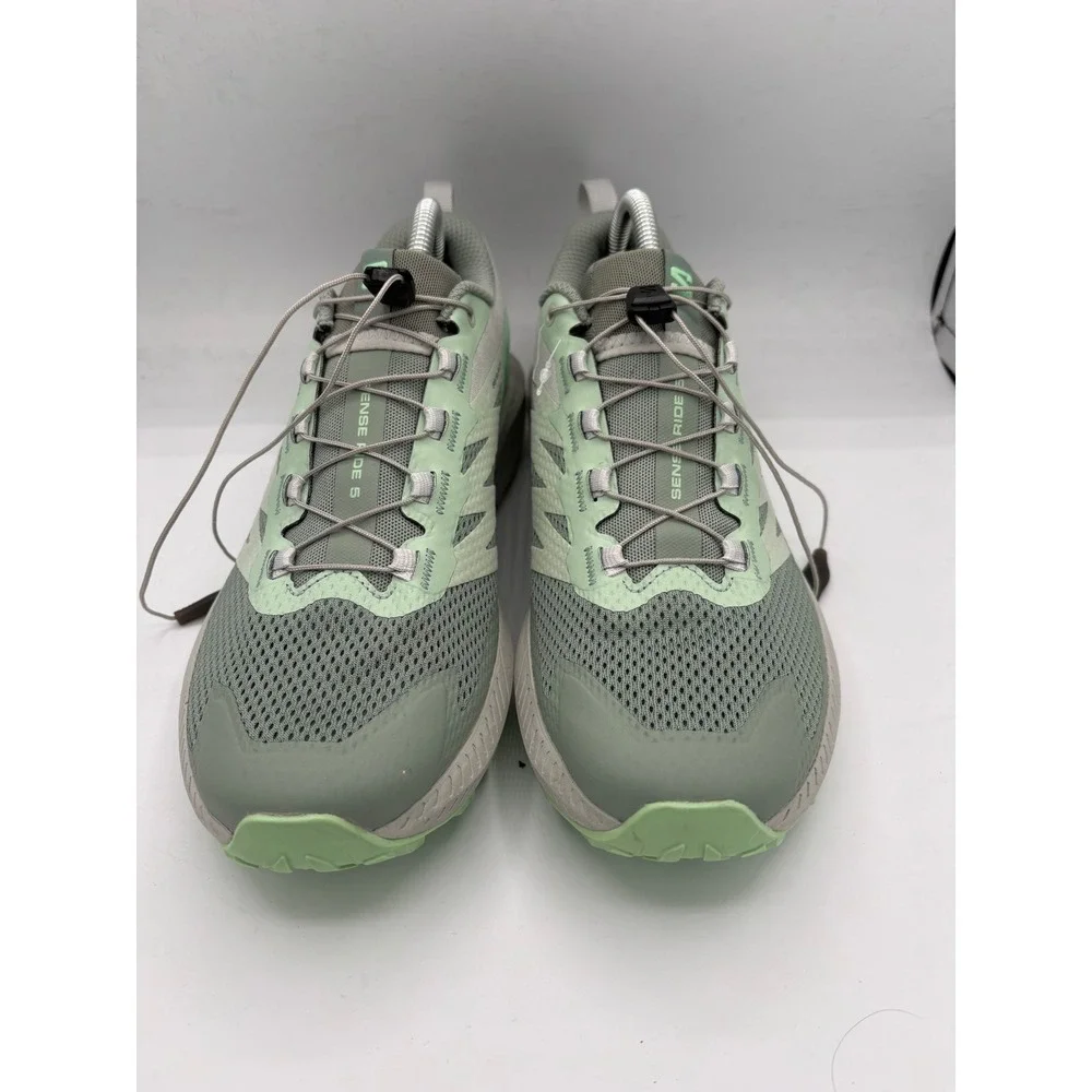 Salomon Sense Ride 5 Women's Trail Running Shoes Green Mint Size 9.5